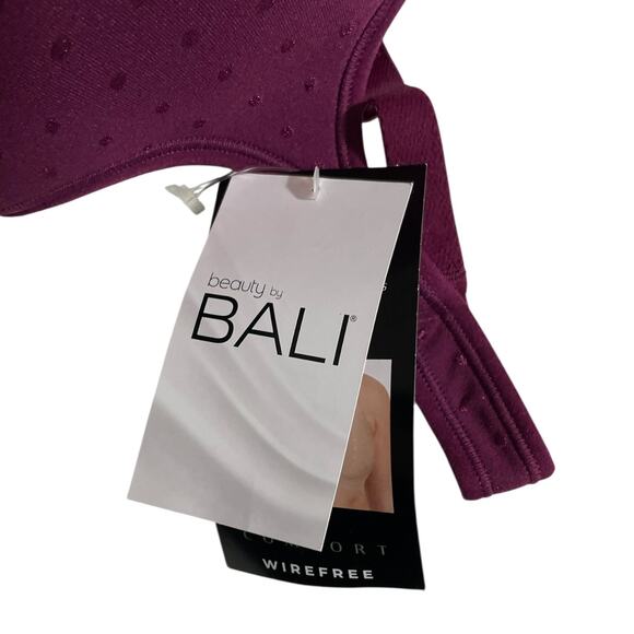 Bali Womens Bra 40C Beauty by Bali Comfort Foam Bra Wirefree DFB540 Convertatble - Picture 9 of 11